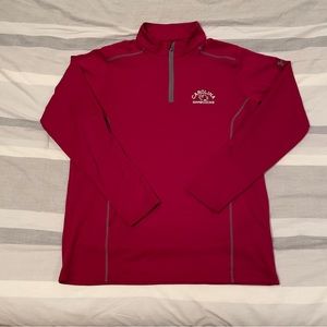 University of South Carolina Under Armour Garnet QuarterZip size L